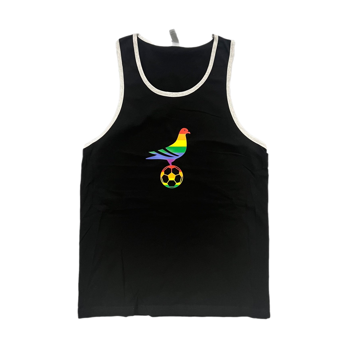 Footy Men's Rainbow Tank w/ Gray Piping