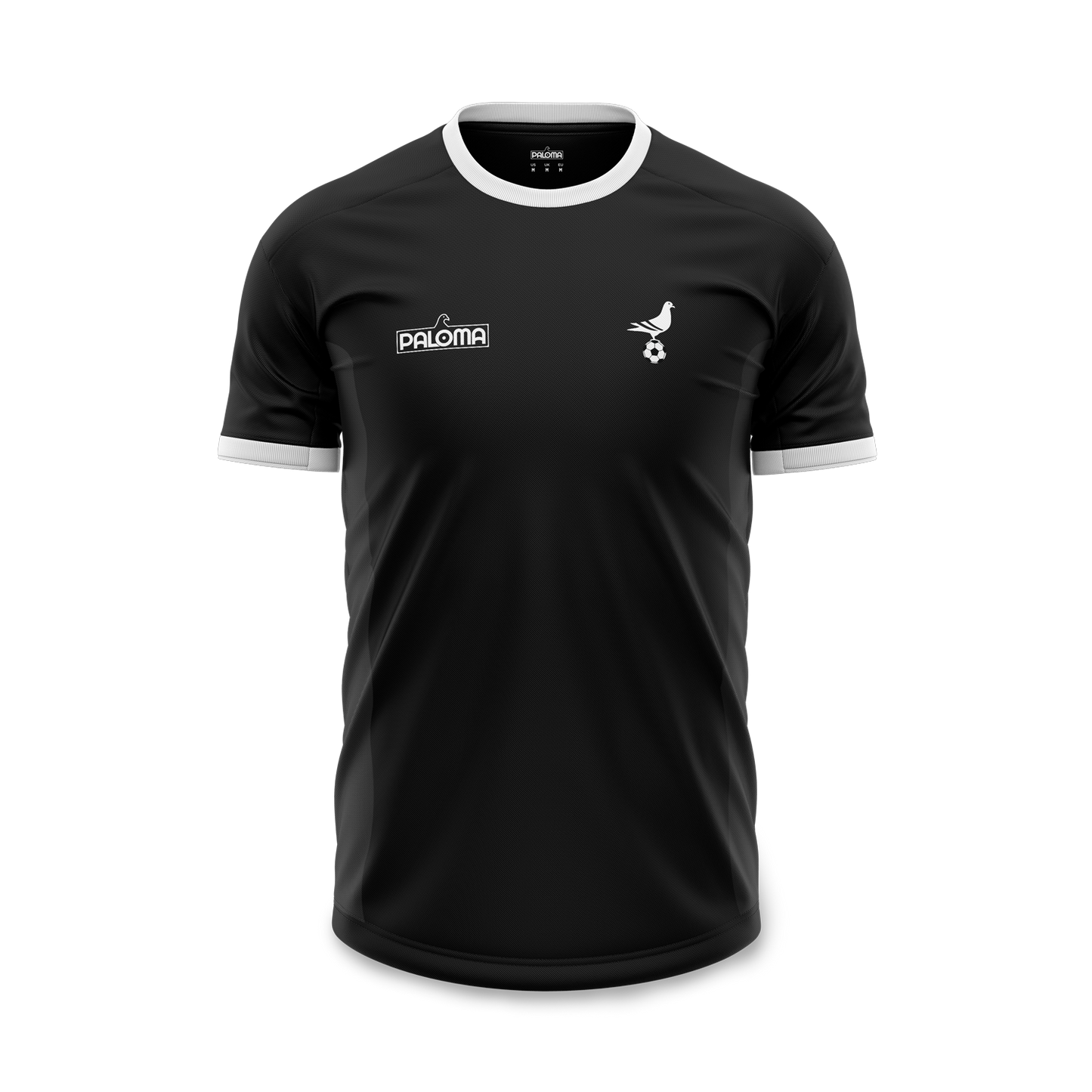 NYC Footy x Paloma Jersey - Black (White Trim)