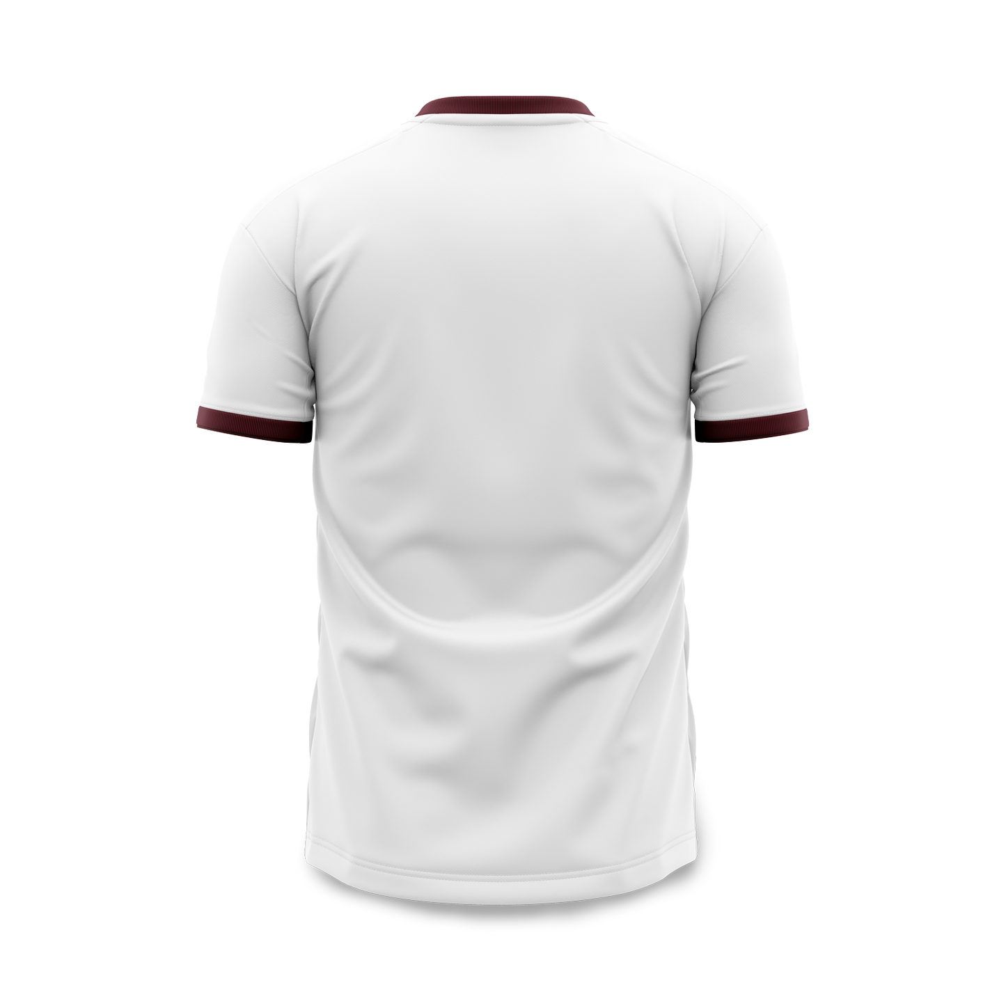 NYC Footy x Paloma Jersey - White (Maroon Trim)