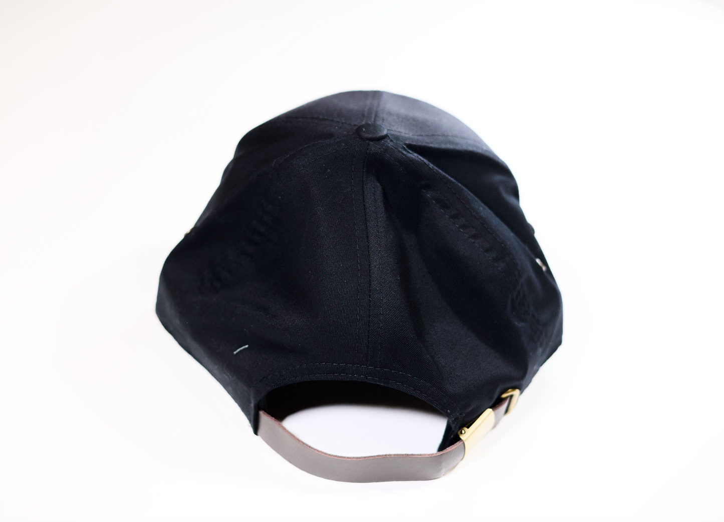 Footy 7 Panel Black Hat w/ Embroidered Pigeon (LE)