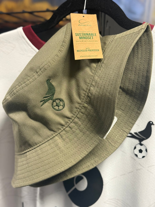 Footy Bucket Hat w/ Embroidered Pigeon