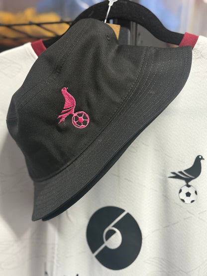Footy Bucket Hat w/ Embroidered Pigeon