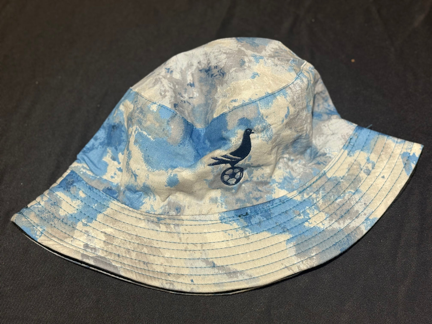 Footy Bucket Hat w/ Embroidered Pigeon