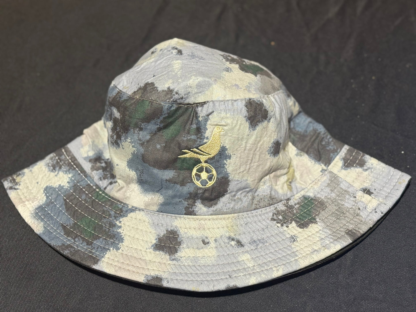 Footy Bucket Hat w/ Embroidered Pigeon