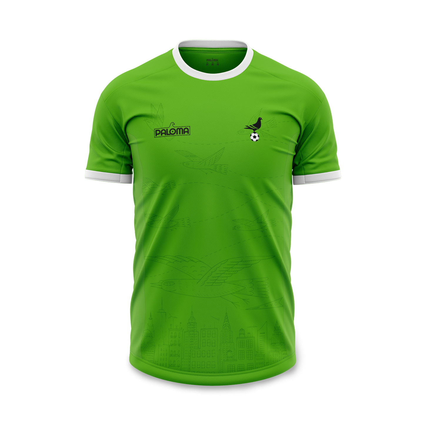 NYC Footy x Paloma Jersey -  Green (White Trim)