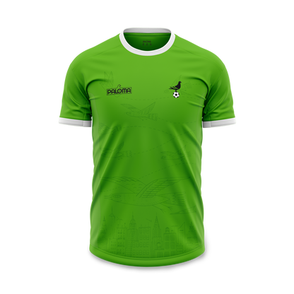 NYC Footy x Paloma Jersey -  Green (White Trim)