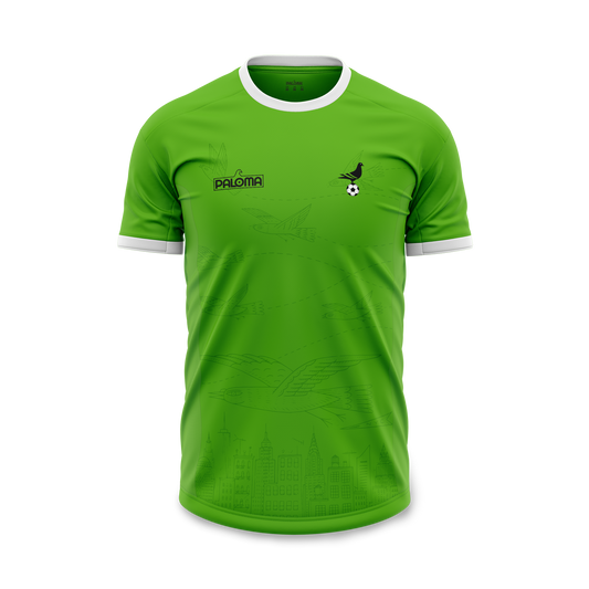 NYC Footy x Paloma Jersey -  Green (White Trim)