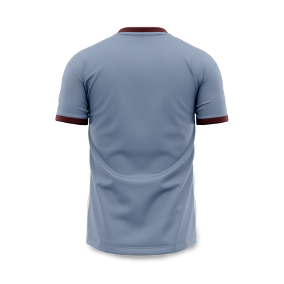 NYC Footy x Paloma Jersey -  Light Gray (Maroon Trim)