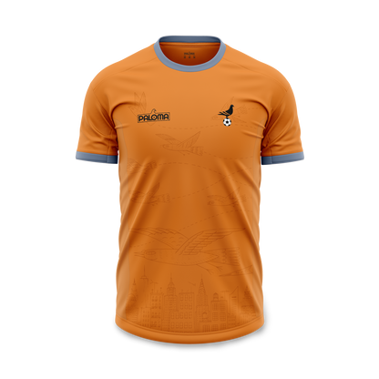 NYC Footy x Paloma Jersey -  Orange (Gray Trim)