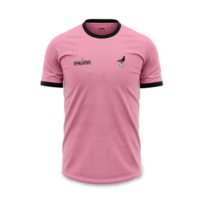 NYC Footy x Paloma Jersey -  Pink (Black Trim)