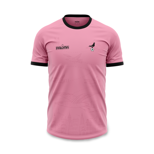 NYC Footy x Paloma Jersey -  Pink (Black Trim)