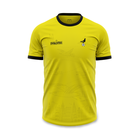 NYC Footy x Paloma Jersey -  Yellow (Black Trim)