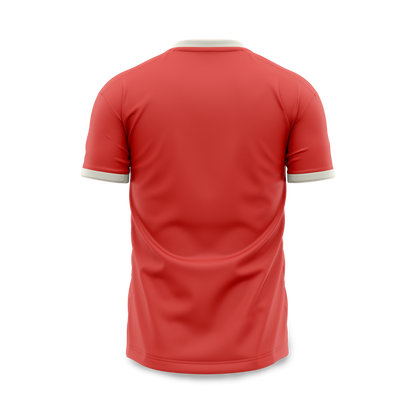 Footy x Paloma Jersey -  Light Red (White Trim)