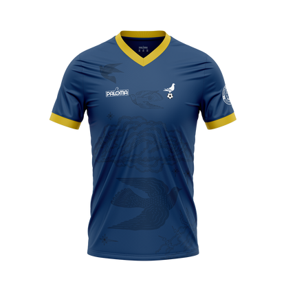 Footy x Paloma Jersey -  Navy (Gold Trim)