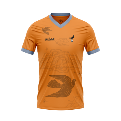 Footy x Paloma Jersey -  Orange (Gray Trim)