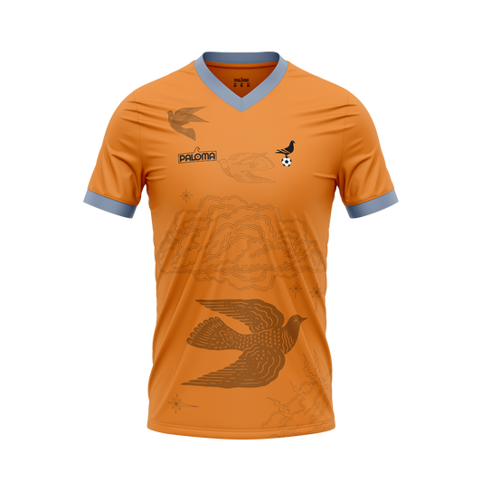 Footy x Paloma Jersey -  Orange (Gray Trim)