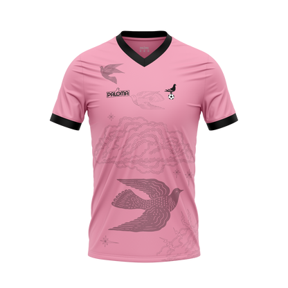 Footy x Paloma Jersey -  Pink (Black Trim)