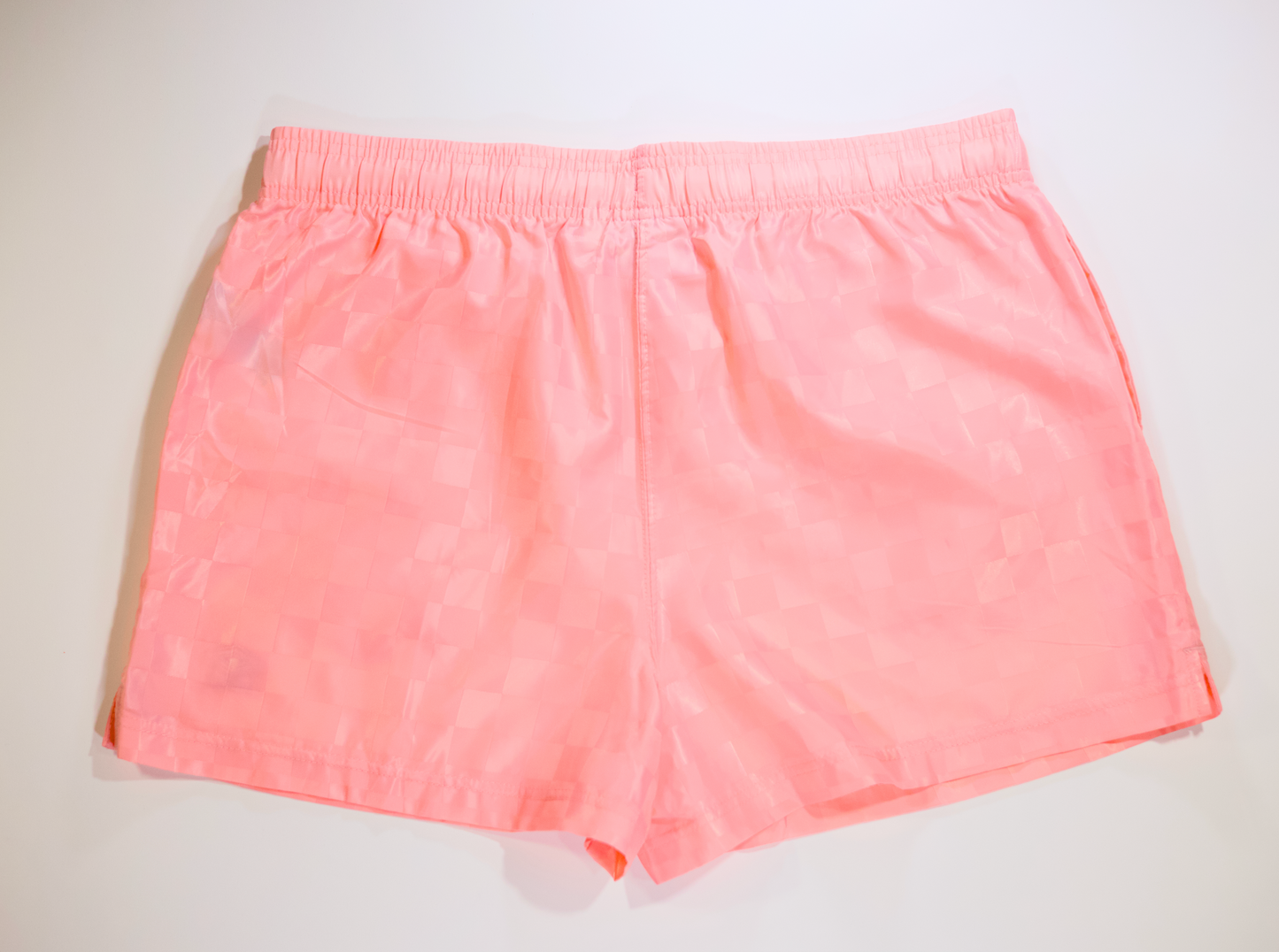 Umbro x NYC Footy Women's Pink Checkerboard Shorts Embroidered Pigeon