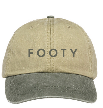 Footy Dad Hat W/ Embroidered "FOOTY"